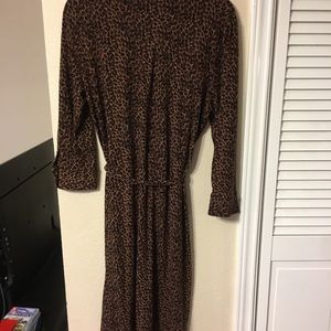 Talbots Leopard print dress